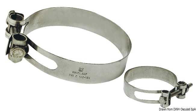 Collier De Serrage Heavy Duty Inox 316 238 250 Mm