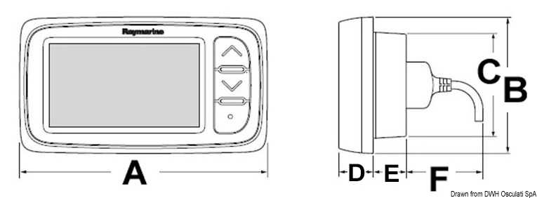 Raymarine i40 Depth affichage numérique compact