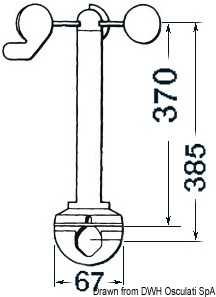 Raymarine Wind Z195 Transducteur 20m cable