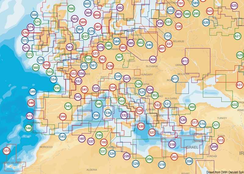 Navionics + Small nautical chart