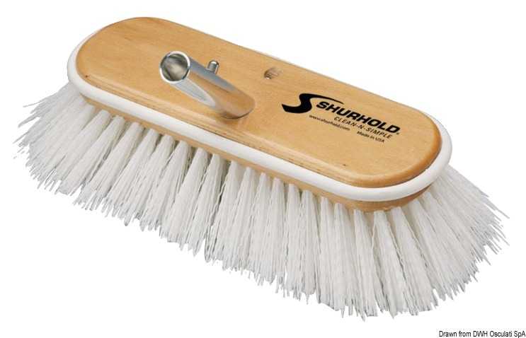 Brosse 10 pouces fibres dure blanche