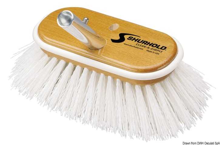 Brosse 6 pouces fibres dures blanches