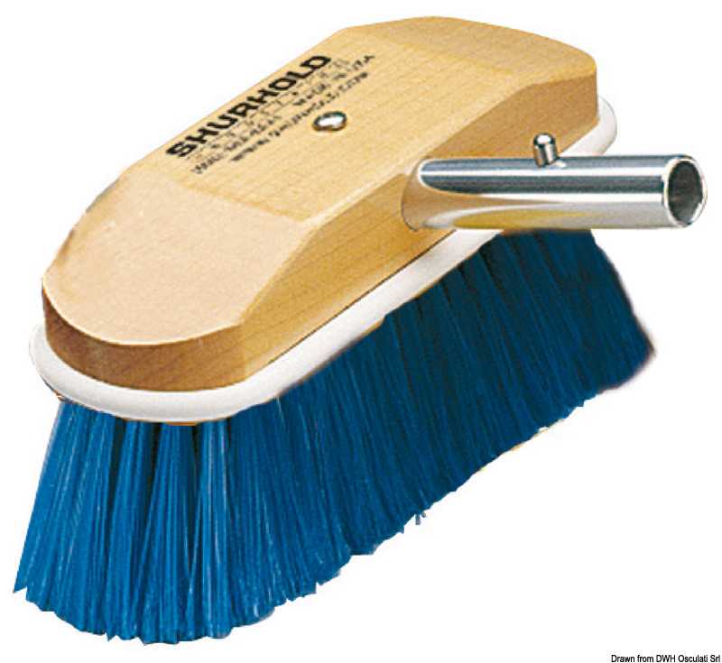 Brosse 8 pouces fibres souples bleu