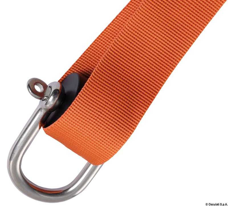 Echelle de mat hauteur 14m couleur orange