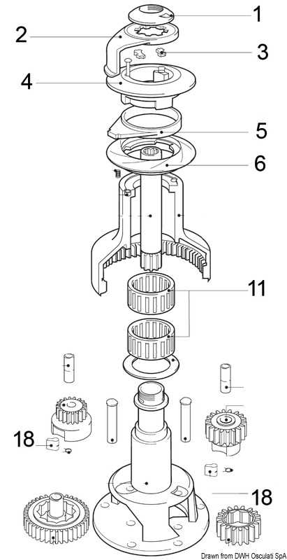 Stripper ring bague pour winch modèle 28ST/40ST