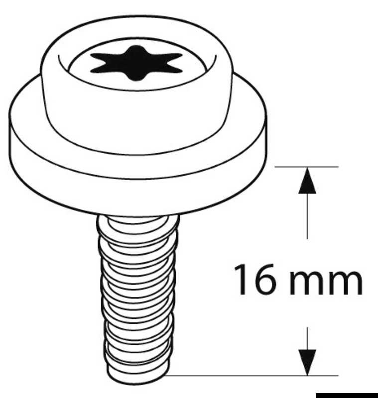 10 Boutons universel CAF-COMPO filet long blanc