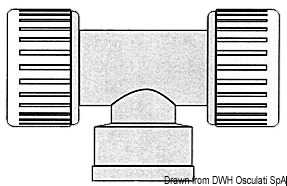 Raccord T en laiton 1/2" Hydrofix relier vases d'expansion chauffe-eau