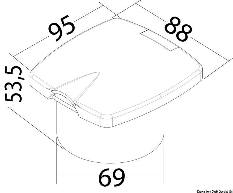 Prise d'eau inox New Edge pour lavage pont