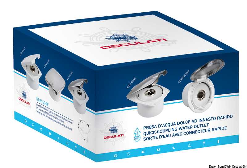 Prise d'eau inox New Edge pour lavage pont