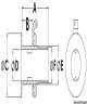 Evacuation cockpit avec embout 1" 1/4 laiton chromé