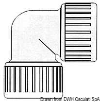 Coude 90° Hydrofix-Système femelle/femelle 15 mm
