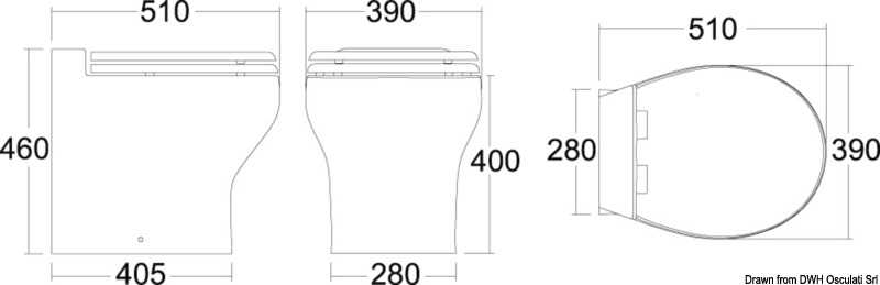 WC électrique TECMA Silence Plus 2G bidet 24V