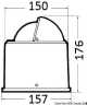 Compas 4" RIVIERA BU2 Eclairage 12V