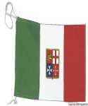 Pavillon Italien Marine Marchande 30 x 45 cm en polyester épais