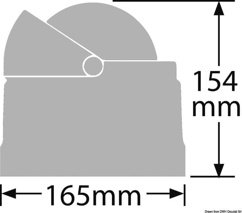 Compas externet RITCHIE Wheelmark 4"1/2 Corps noir Rose noir