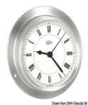 Horloge Barigo Sky Boîtier inox satiné cadran blanc 85mm