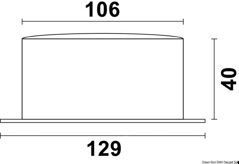 Indicateur de marées en inox poli miroir cadran diamètre 106mm