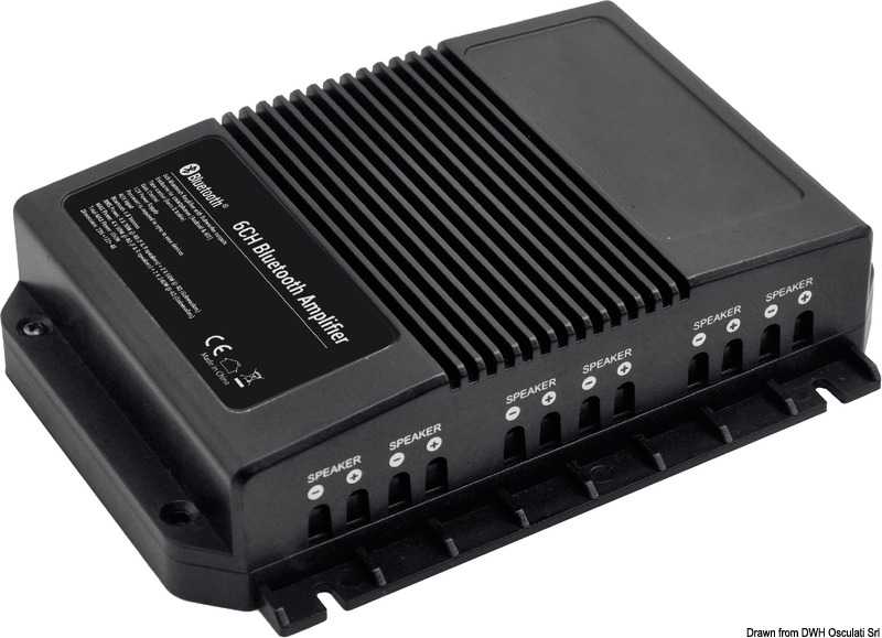 Bluetooth amplifier 4 channels 2 subwoofers W RMS 4x30 + 2x60