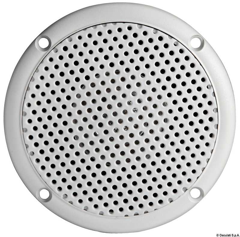 Haut-parleurs stéréo à double cône 4" 30W 132mm Blanc IP65