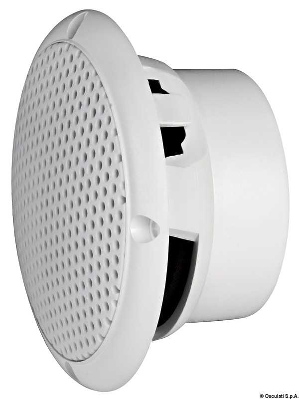 Haut-parleurs stéréo à double cône 4" 30W 132mm Blanc IP65