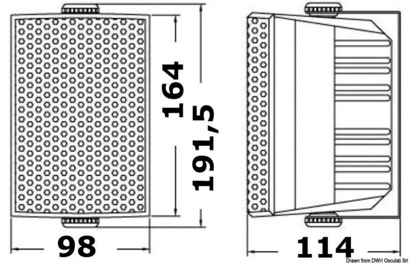 Haut-parleur stéréo 2 voies Noir gamme Cabinet intérieur/extérieur