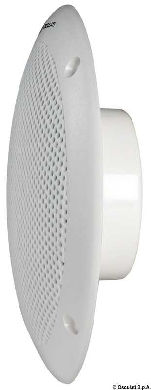 Enceinte stéréo Ultra Slim IP65 150 mm 30W Blanc