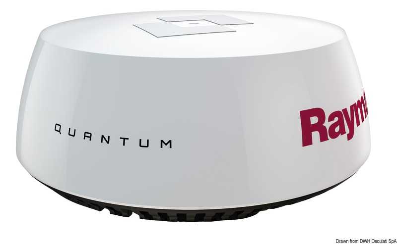 Antenne radar avec 10 m câble Raymarine Quantum 12/24V Débit 24 NM